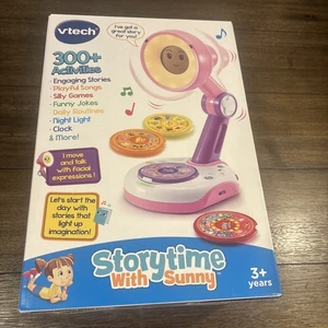VTech Storytime with Sunny Interactive Learning Toy Pink New Open Box - Picture 1 of 4