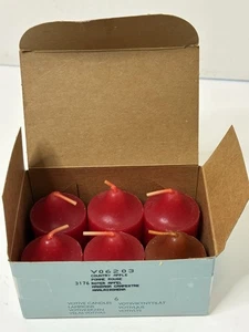 PARTYLITE V06203 Country Apple Votive Candles, BOX OF 6 - Picture 1 of 2