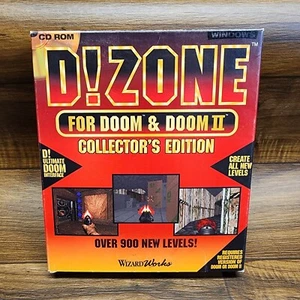 D!Zone For DOOM & DOOM II Collector's Edition (PC CD Rom) Big Box - Picture 1 of 9