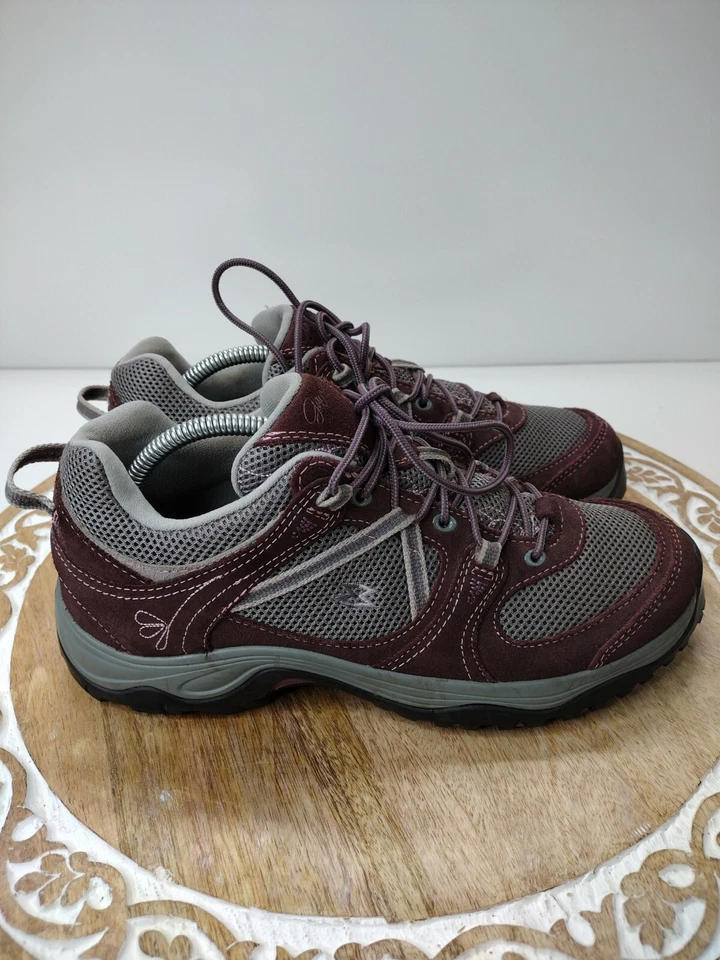 Garmont Women's Amica Brown Suede Mesh Trail Hiking Shoes Vibram Soles US 8.5 - Image 1 of 4