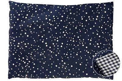 Original Dr. Berger 1-Kammer-Kirschkernkissen Tupfendruck Blau 30 x 20 cm Kissen