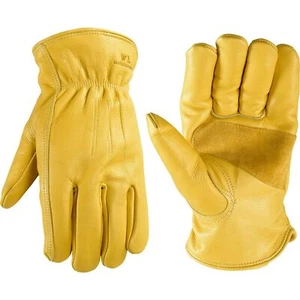 Wells Lamont XL Winter Work Gloves Cowhide Leather Thinsulate Fleece Lined - Picture 1 of 8