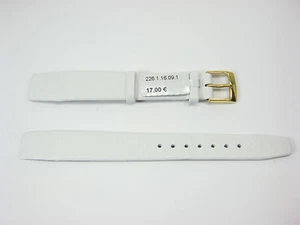 Bracelet de rechange Graf Manufaktur bracelet de montre cuir blanc 16 mm 226116091 - Photo 1/1