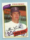 1980 Topps Baseball Steve Renko #184 Boston Red Sox Nm/Mt ** Set Break **