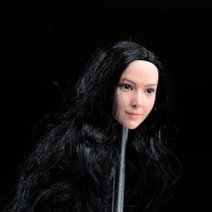 1/6 Female Avril Girl Head Sculpt Fit 12" Hot Toys Phicen JIAOU DOLL Body Figure - Picture 1 of 14