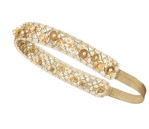 CHANEL 2018 Flora Headband Pearls Gold Cruise17 Crown Tiara runway - Picture 1 of 13