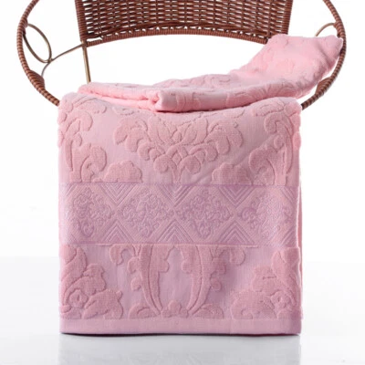 Manta Toalla Algodón Puro Relieve Tira Manta Tradicional 100% Algodón Mantas Foto 1 de 4