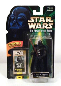 Star Wars Poder de la Fuerza Flashback Foto Darth Vader Figura de Acción Hasbro 1998 - Imagen 1 de 6