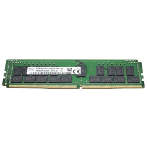 Sk Hynix Kit 64GB 2x 32GB 3200MHz DDR4 ECC Registered DIMM 288Pin Server Memory - Picture 1 of 5