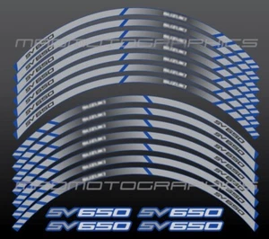 Decalcomania ruota moto SV650 14 cerchi adesivi laminati per suzuki SV 650 grigio - Foto 1 di 2