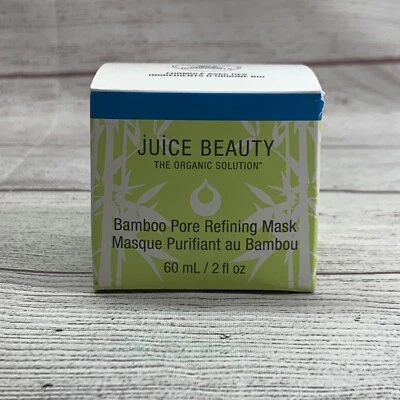 Juice Beauty Органическая бамбуковая маска для очищения пор Полный размер 2 унции 60 мл Новое в коробке  - Изображение 1 из 4