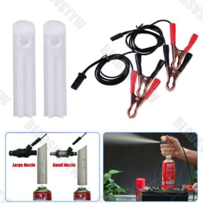 Universal Fuel Injector Flush Cleaner Adapter DIY Kit Car Nozzle Cleaning Tool - Image 1 of 4
