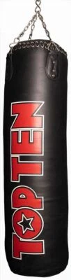 Boxsack Leder von TOP TEN. 120 cm/gefüllt. Boxen, Kickboxen, MMA. Muay Thai - Bild 1 von 4