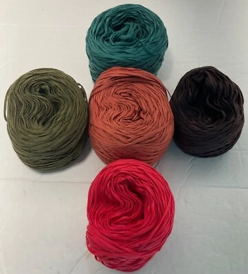 Lote de bolas/colores de algodón con hilos Lucci 563 yardas nuevas sin etiquetas Foto 1 de 4