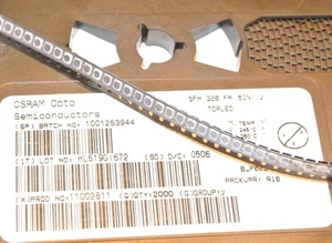 SFH320FA OSRAM Phototransistor Chip Silizium 980nm SMD PLCC2 [Menge=10 Stück] - Bild 1 von 1