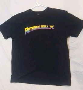 Retropalooza X Shirt XL Extra Large Black Retro Video Game Chasers Convention  - Picture 1 of 7