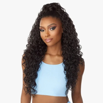 SENSATIONNEL CABELO SINTÉTICO MEIA PERUCA INSTANTÂNEA PARA CIMA E PARA BAIXO - UD 16 - Imagem 1 de 4