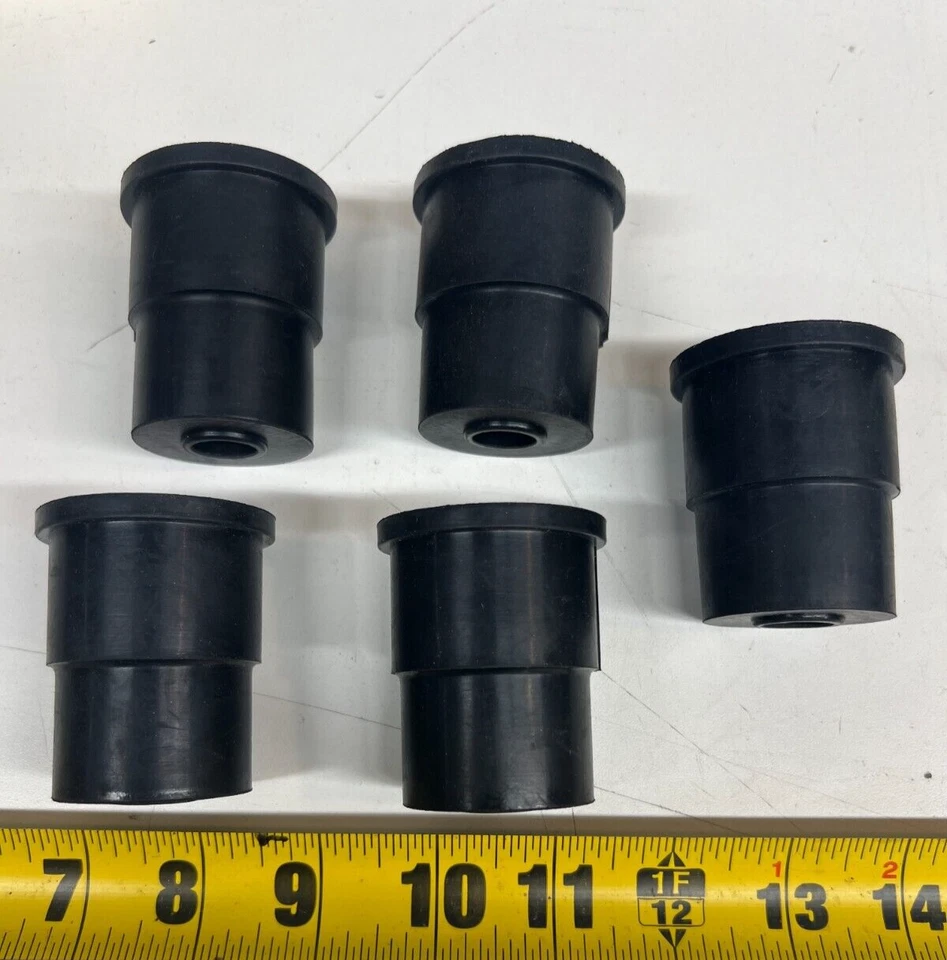 (Lot of 5) Cole Hersee 11178 Connector Protective Boots Black Rubber Circular