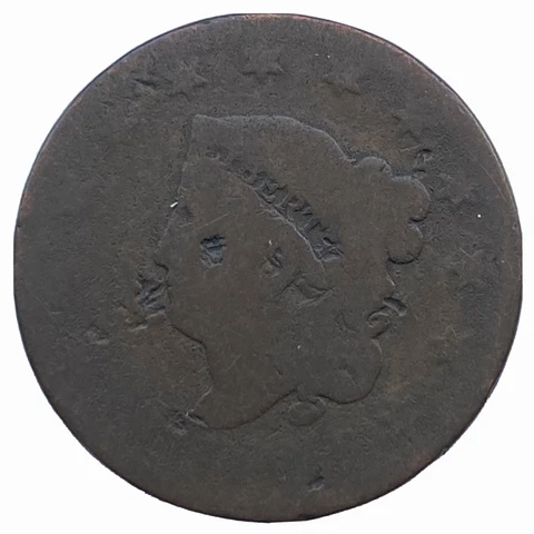 1816 Coronet Head Large Cent AG Cover