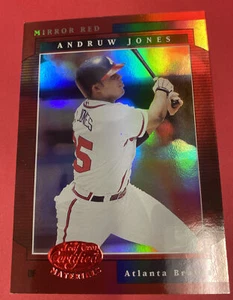 2001 (Atlanta Braves) Leaf Certified Materials #41 Andruw Jones #01/75 (SP) - Picture 1 of 2