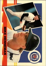 1990 Topps Big Baseball Card #41 Mike Henneman