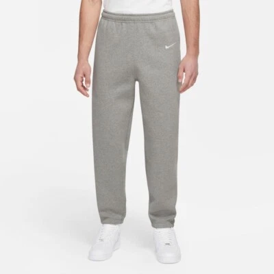 Pantalones para hombre Nike Solo Swoosh de vellón pesado gris oscuro CW5460-063 Foto 1 de 2