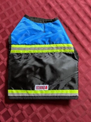 New Without Tags KONG Small-Medium Cooling Vest for Dogs Reflective Black Blue - Image 1 of 4