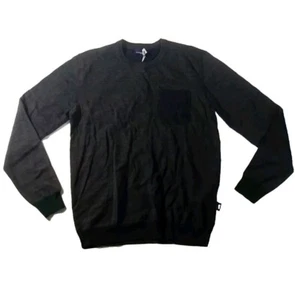Gas jeans mens 100%authentic LS size Large Cashmere Sweater Grey Multi - Picture 1 of 5