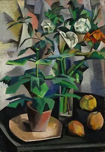 Auguste Herbin: Nature Morte, Still life: 1911: Impresión artística de calidad de archivo - Imagen 1 de 2