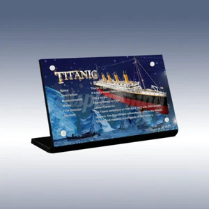 Display King - Display plaque for Lego Titanic 10294 (AU STOCK) - Picture 1 of 5