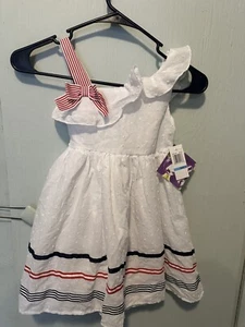 Blueberri Boulevard - Red White & Blue Patriotic Sundress NWT - Size 5 - Picture 1 of 4