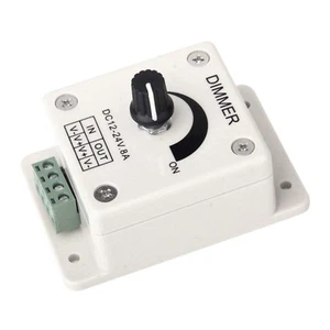 UK DC 12V 24V 8A Dimmer Switch Brightness Controller for LED Strip Light Bulb - Picture 1 of 5