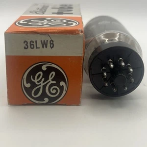 GE Electronic Tube 36LW6 New Old Stock In Original Box UNGETESTET Made In USA - Bild 1 von 4