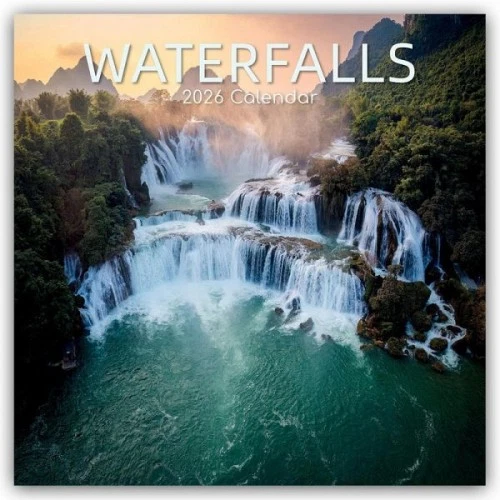 BROWNTROUT / FLECHSIG Waterfalls - Wasserfälle 2026 - 16-Monatskalender|Kalender