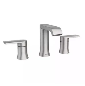 Moen Genta 84763SRN 8 Zoll Breite 2 Griff Bad Wasserhahn Nickel gebürstet - Bild 1 von 6