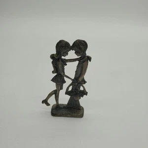 Zinn Figur Junge und Mädchen Händchen haltend - Bild 1 von 8