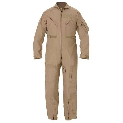 PROPPER COVERALL FLYERS Flight Suit 38L Tan CWU-27/P Flame-resistant Durable - Image 1 of 4