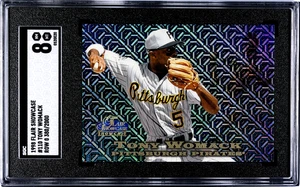 Flair Showcase 1998 Tony Womack fila 0/2000 SGC 8 - Pittsburgh Pirates #110 - Imagen 1 de 2