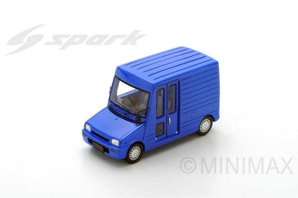 Spark Model SJ043 DAIHATSU MIRA WALK THROUGH VAN 1992 BLUE 1:43 Modellino - Immagine 1 di 1