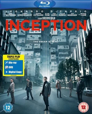 INCEPTION BLU-RAY NEW SEALED WITH LENTICULAR SLIP COVER LEONARDO DICAPRIO #250 - Image 1 of 2