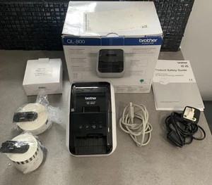 Brother QL-800 Professioneller USB Thermo Etikettendrucker. PC oder Mac. Strom inklusive - Bild 1 von 17