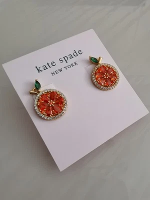 Kate Spade New York Grape Fruit Rhinestone Earrings - Image 1 of 3