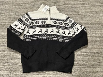 Sudadera The Children's Place Juvenil Niño Pequeña Blanca Manga Larga Tejida NUEVA CON ETIQUETAS NUEVA Foto 1 de 4