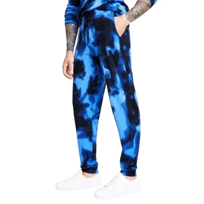 INC International Concepts Men's Blue & Black Tie Dye Jogger Sweatpants, Size L - Image 1 of 4