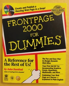 Frontpage 2000 For Dummies By Asha Dornfest PB - Picture 1 of 2