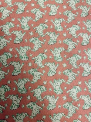 Pampered Pooch by Chole`s Closet for Moda # 15641 Tossed Puppies on Peach BTFQ - Image 1 of 4