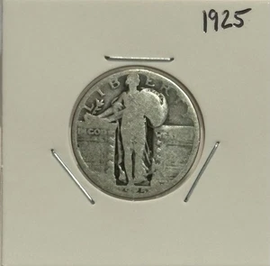 1925 Standing Liberty Quarter, 90%, 25C, Very Nice, Low Mintage! 🔥 - Foto 1 di 2