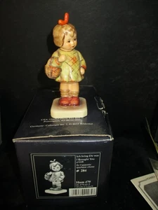 Hummel Goebel Figurine I Bought You A Gift 479  TMK 6  NIB Germany X113 LK - Picture 1 of 4