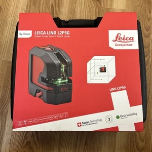 Leica Lino Geosystems L2p5g Green Line And Dot Point Laser Interior Exterior NEW - Picture 1 of 4