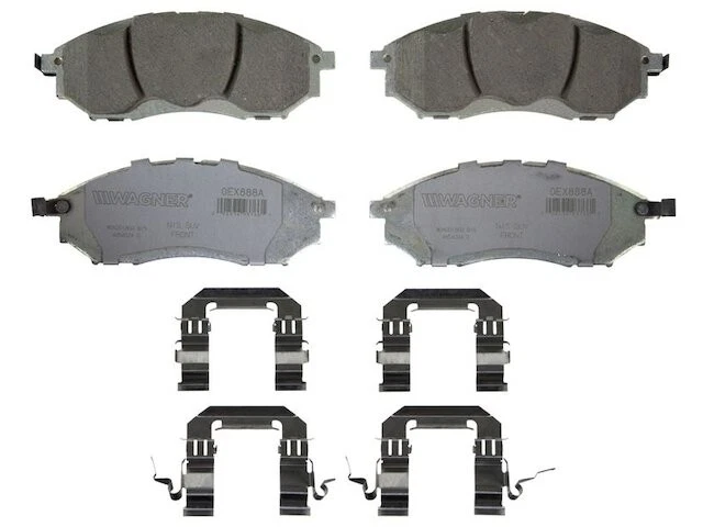 Front Brake Pad Set For 2009-2020 Nissan 370Z 2010 2011 2012 2013 2014 PF994FB - Image 1 of 1